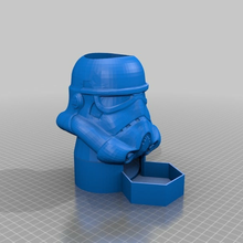 storm trooper dice tower starwars stormtrooper 3d print model - Mito3D