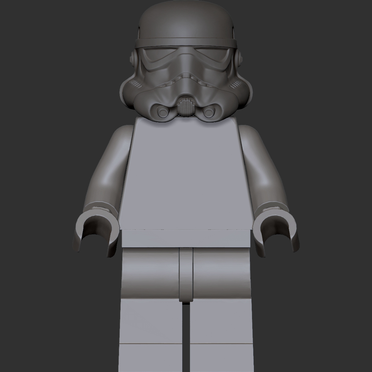 storm trooper helmet minifigs star wars clone minifig brick minifigure custom 3D print model - Mito3D