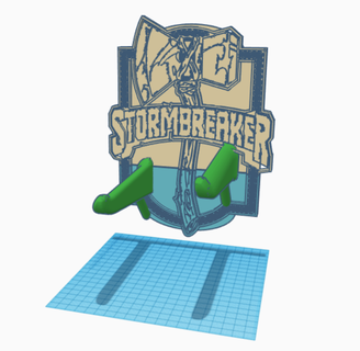Stormbreaker pared apoyo herramientas 3d_printing 3d print model - Mito3D