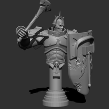 stormcast bust art warhammer warhammer40k ageofsigmar 3d print model - Mito3D