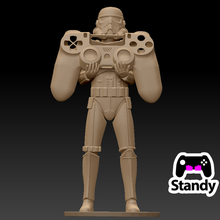 Stormtrooper controller ps4 ps5 In piedi yoda bambino standy stella guerre gioco video 3d print model - Mito3D