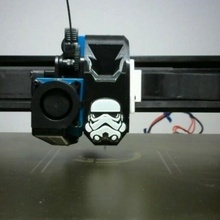 stormtrooper badge starwars storm trooper logo flat 3d print model - Mito3D