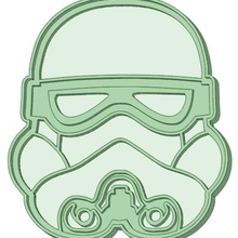 stormtrooper cookie-cutter tool jannie star wars 3d print model - Mito3D