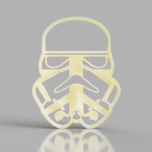 stormtrooper cut cookie cutter art star wars war galaxies sharp yoda 3d print model - Mito3D