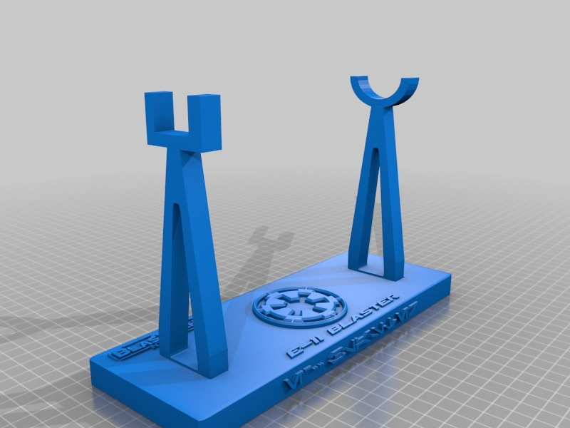 Sturmtruppler 11 Blaster Anzeige Stand Aktualisiert Star Kriege Requisiten 3D print model - Mito3D