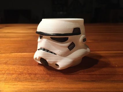 Stormtrooper uovo tazza impilabile casa cucina cena cenare camera 3d print model - Mito3D