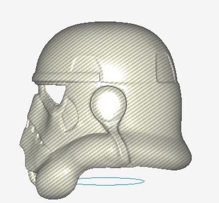 stormtrooper casco moda soldado asalto 3d print model - Mito3D
