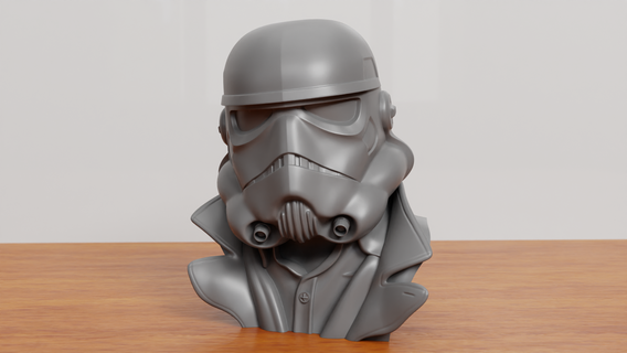 stormtrooper helmet - star war deathtrooper starwar toy mask head cap cosplay storm trooper games toys wars props 3dprint 3d print 3d print model - Mito3D