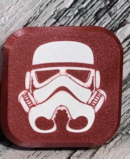 stormtrooper hitch truck cover star wars receiver accessories 3d print model - Mito3D
