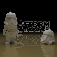 stormtrooper key chain gadget yoda star wars storm baby force mandalorian trooper darth vader child master skywalker princess leia phone holder support iphone ipad mobile series movie high poly stl model sci-fi ig-11 3d print model - Mito3D