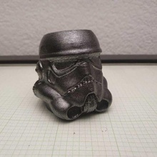 stormtrooper pencil holder flowerpot flower pot pencilholder cup pen starwars star wars stationery storm trooper containers 3d print model - Mito3D