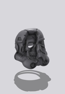 stormtrooper ring jewelry star wars 3d print model - Mito3D
