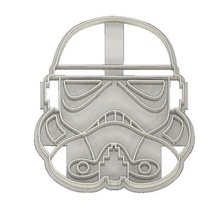 stormtrooper de star wars cortador galletas la herramienta las cookies fondant 3d print model - Mito3D