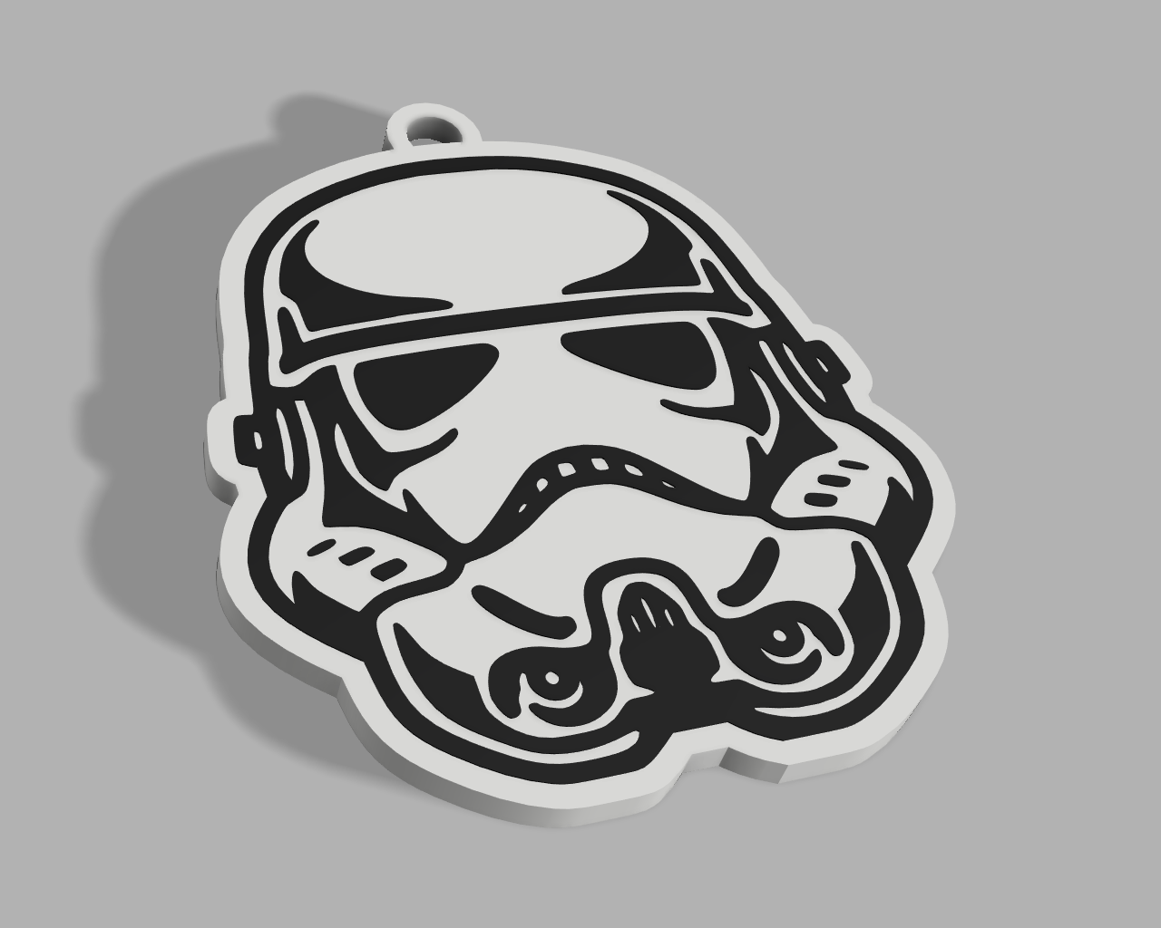 stormtrooper star wars keychain 3D print model - Mito3D