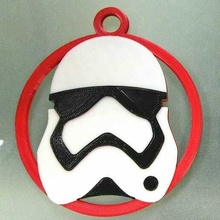 stormtrooper starwars christmas sphere ornament 3d print model - Mito3D