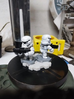Stormtrooper Guerre stellari darth vader gioco giocattolo articolato flessibile soldato sith jedi furfante miniatura chibi 3d print model - Mito3D