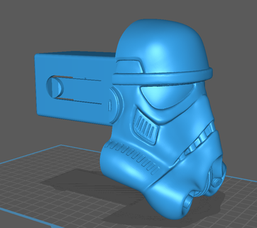 stormtrooper trailer hitch cover stormtrooper trailer hitch cover  3d print model - Mito3D