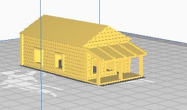 story house model making trains scale 1 160 building 3d print model - Mito3D