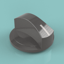 fogão botão a casa estufa perrilla knob 3d print model - Mito3D