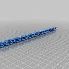 straight chain customized 3d print model - Mito3D