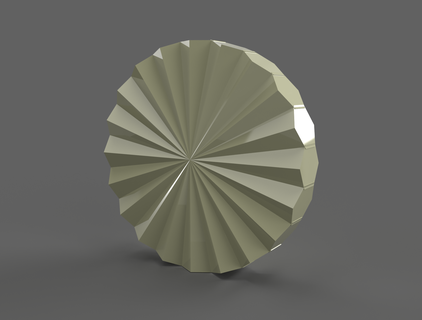 étrange roue v5 sci science fiction rad rond 3d print model - Mito3D