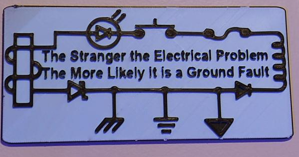 stranger electrical problem ground fault Art eevblog electric joke meme schematic 2d_art 3d print model - Mito3D