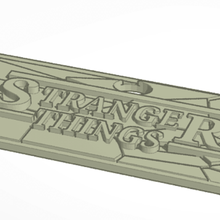 stranger keychain strange things cinema key ring keys 3d print model - Mito3D