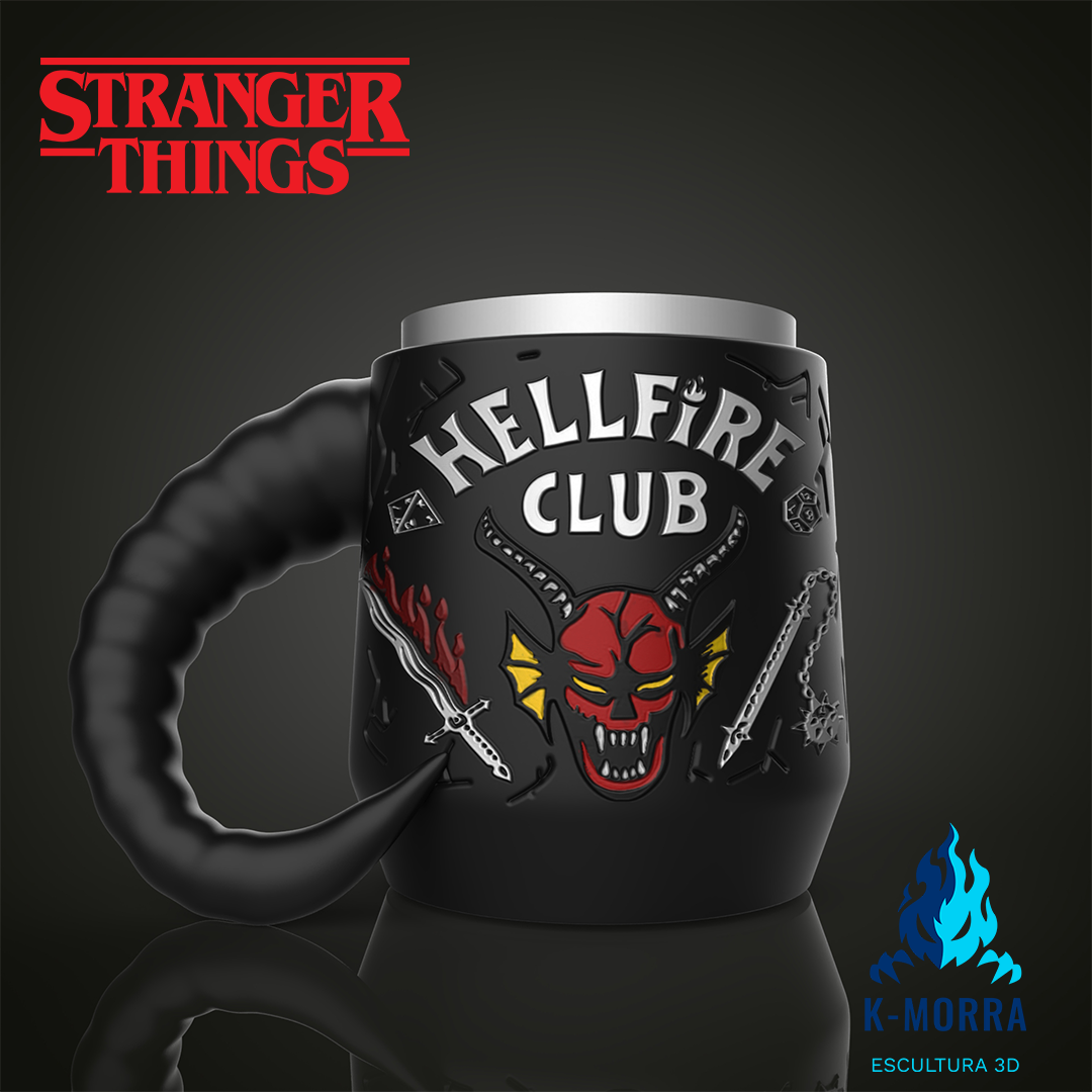 stranger mate hellfire club series demogorgon vecca 3D print model - Mito3D