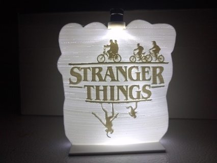 stranger netflix table light nightlight 11 Home things tealight 3d print model - Mito3D