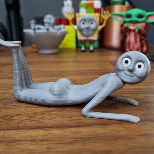 stranger thomas tank art cursed train meme nope funny 3D print model - Mito3D
