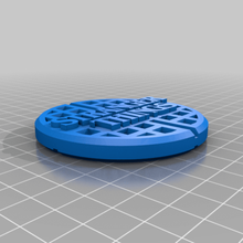 stranger waffle things decor 3d print model - Mito3D