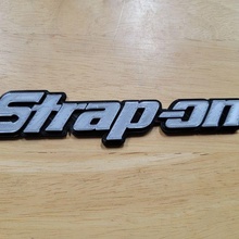 strap-on toolbox badge tool snap-on tools emblem funny 3d print model - Mito3D