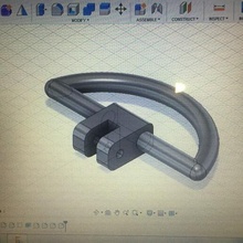 strap ring backpack support 3d print model - Mito3D