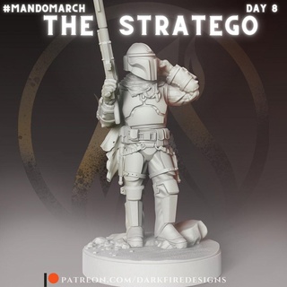 estrategia estrella guerras mandaloriano cruzados mandos 3d print model - Mito3D