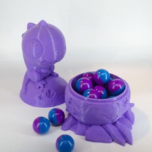 stratodino gadget stratomaker box dinosaur deco decoration cute animal 3d print model - Mito3D