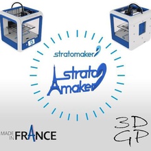 stratomaker logotipo da marca torre eiffel vários 3d print model - Mito3D