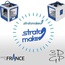 stratomaker logotipo da marca vários 3d print model - Mito3D