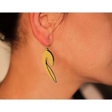 stratomaker boucles d'oreilles bijoux d'impression amusant logo gem concours 3d print model - Mito3D
