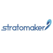 stratomaker logotipo 3d vários file stl 3d print model - Mito3D