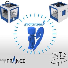 stratomaker mascote vários deco a arte criança um anúncio pouco homem impressora 3d print model - Mito3D