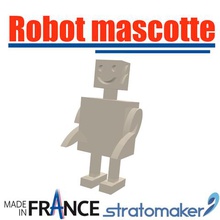 stratomaker v1 maskot robot sanat 3d print model - Mito3D