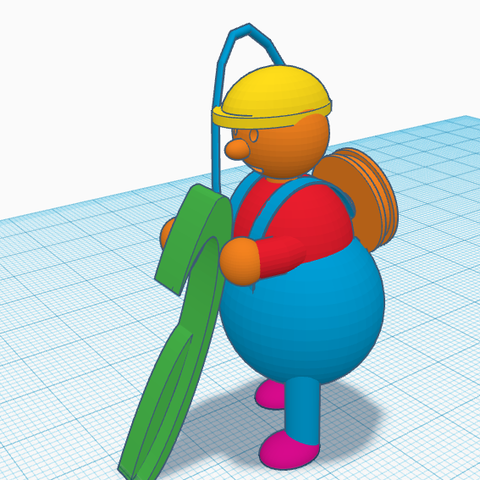 stratomaker worker art 3D print model - Mito3D