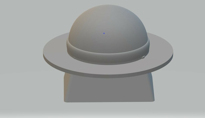 paja sombrero tecla teclas pieza luffy 3d print model - Mito3D