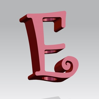 straw topper letter e Home e letter letter d coffe topper buddy tumbler funny straw straw topper straw buddy straw characters starbucks tropical straw party  3d print model - Mito3D