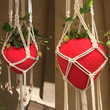strawberry hanging planter home pot 3d print model - Mito3D