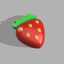 strawberry stl file 3d print model - Mito3D