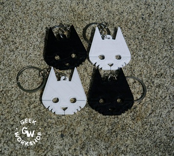 stray logo keychain Jewelry cat videogame videogames cats 3d print model - Mito3D