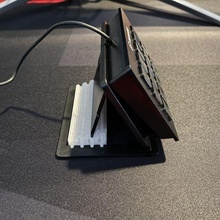 stream deck angle chock gadget 3d print model - Mito3D