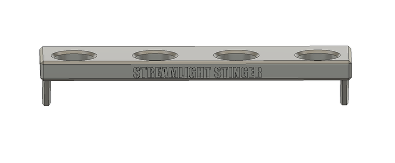 streamlight stinger bracket Tools flashlight mount tool light holder 3d print model - Mito3D