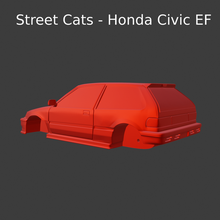 rue chats Honda civique ef Kanjo Osaka no courses jdm trappe hayon modèle modélisateur voiture 3d print model - Mito3D